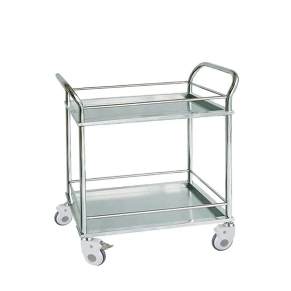 Karrocë për pije me anësore metal PLH85, 850x450x900mm, Silver